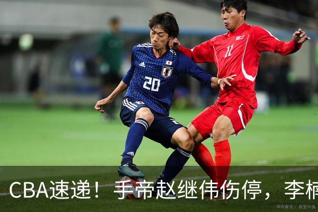 CBA速递！手帝赵继伟伤停，李楠吃一堑长一智，赵柏清日本联赛MVP！